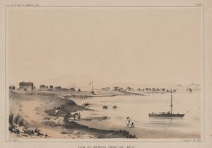 Uitzicht op Benicia vanuit het westen, 1856 door Charles Koppel